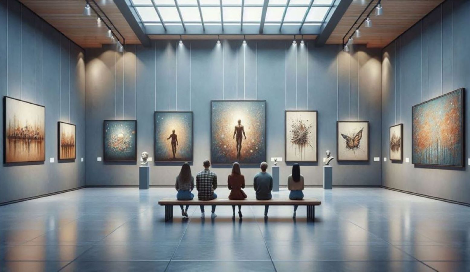  Ai generiert, Museum, Galerie